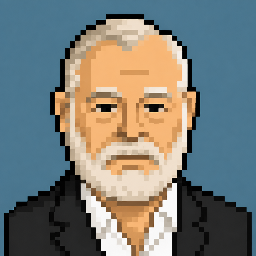 Ernest Hemingway collection illustration