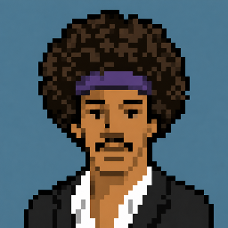 Jimi Hendrix collection illustration