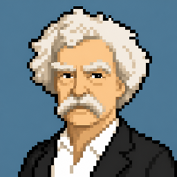 Mark Twain collection illustration